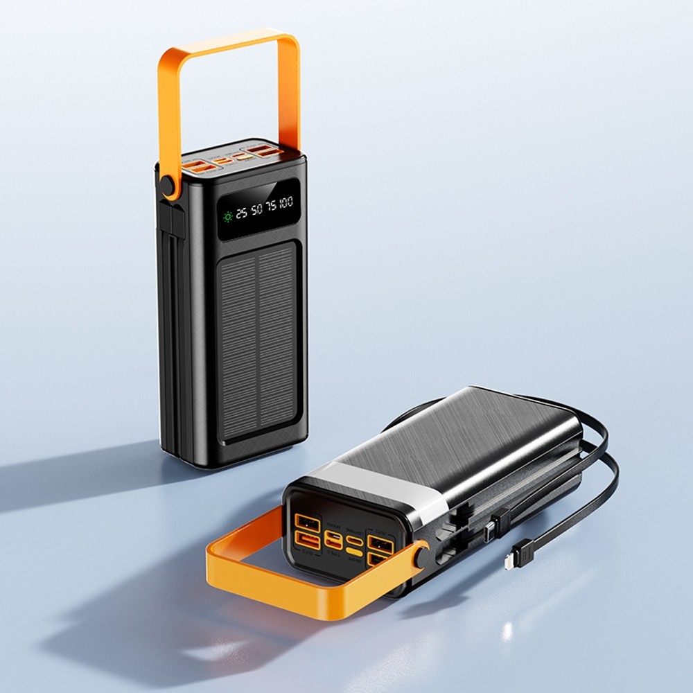 Super Solar Power Bank 300000mAh Portable Charger Fast Charg