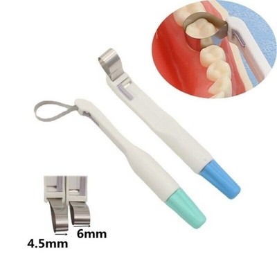 50x Dental Pro Metal Matrix Bands Sectional Contoured Tofflemire Rolls 4.5mm 6mm