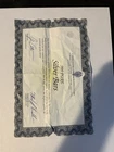 USCG 1 Gram .999 Fine Silver Bars  with Certificate of Authenticity
