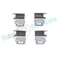 Zubehörsatz Scheibenbremsbelag RAP BRAKES R-U0398 für TESLA MODEL Allrad AWD K11