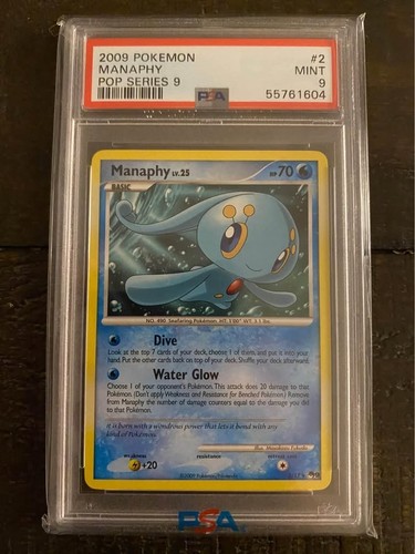 Manaphy graded PSA 9 for sale on eBay