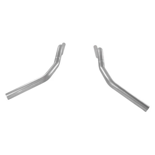 For Chevy C20 75-87 Flowmaster Aluminized Steel Gray Prebend Tailpipes w/o Tips Foto 2 de 4