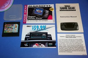 AMAZING Sega GAME GEAR System COMPLETE in Box CIB Recapped SONIC 2 A/C Adapter