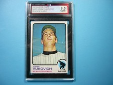1973 O-PEE-CHEE MLB BASEBALL CARD #451 JOHN VUKOVICH ROOKIE KSA 8.5 NM/MINT+ OPC