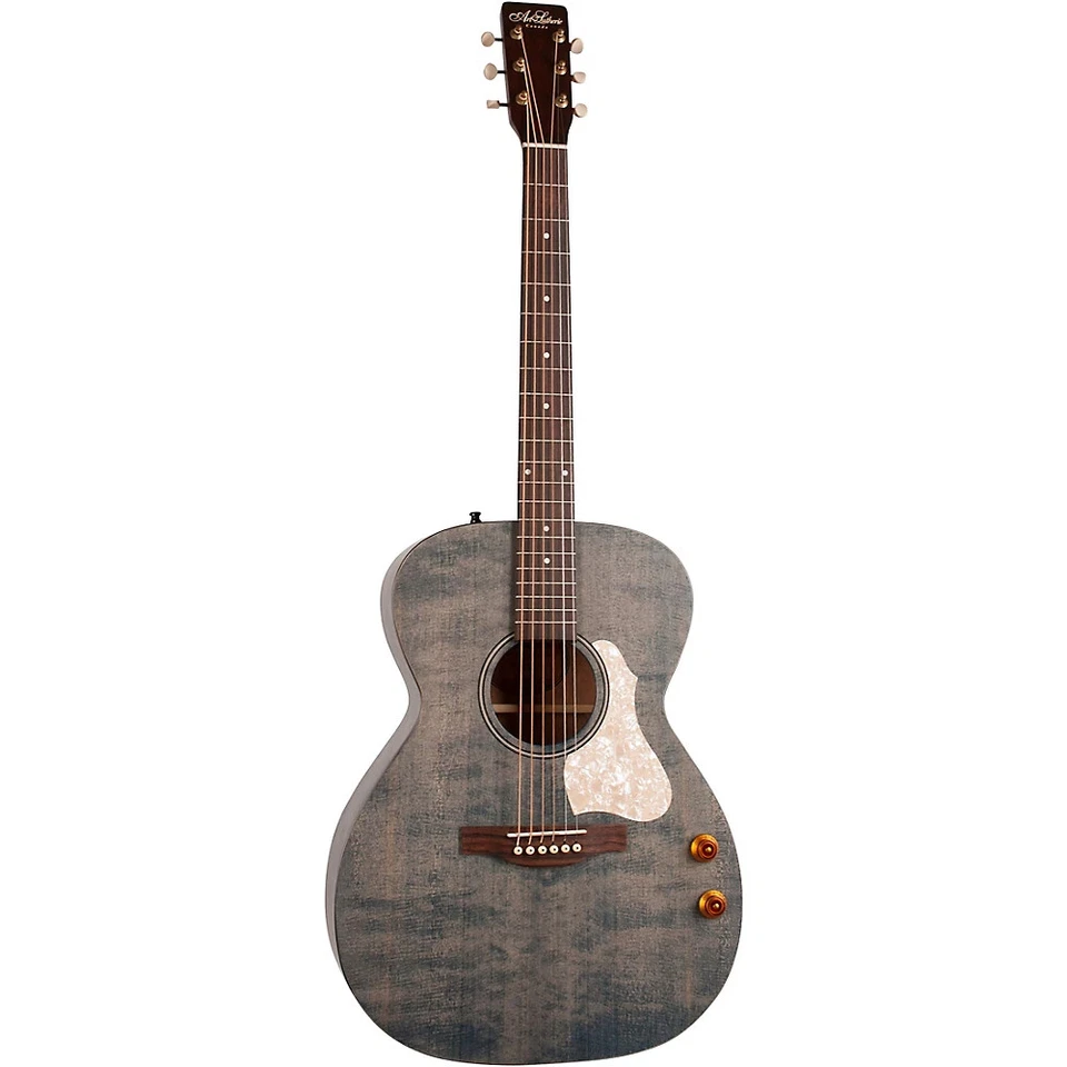 Godin Legacy Denim Blue Q-Discrete Acoustic-Electric Guitar Faded Denim - Image 3 of 4