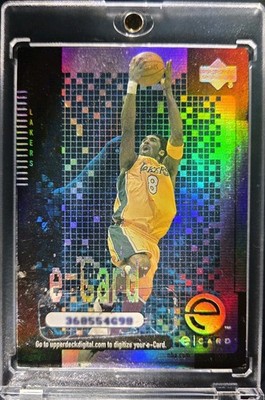 2001-02 Upper Deck E-Card Kobe Bryant Mojo Refractor Parallel RARE LA LAKERS WOW