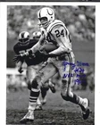 LENNY MOORE BALTIMORE COLTS #24 NFL MVP 1964 autographed 8x10 photo WCOA