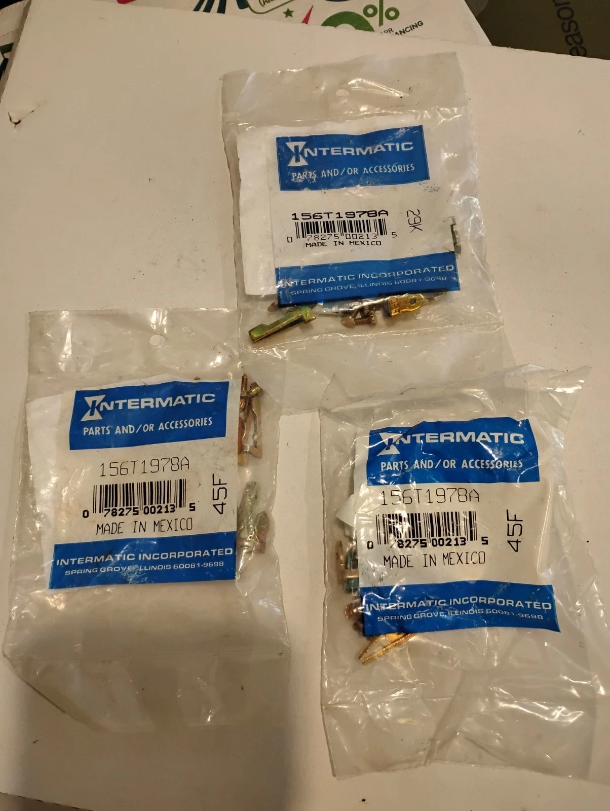 INTERMATIC On Off Swimming Pool Time Clock TRIPPERS 156T1978A T100 Series 3 Pack