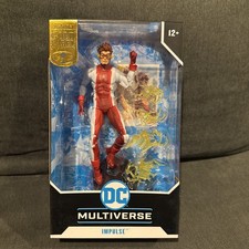 Mcfarlane Toys DC Multiverse IMPULSE Flash War Gold Label 7  Action Figure New