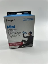 Sawyer Mini Water Filter SP128 – 100,000 Gallons, Blue, Portable Filtration NEW