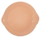 Vintage Fiesta Handled Cake Plate 12" Retired Apricot ART DECO Homer Laughlin