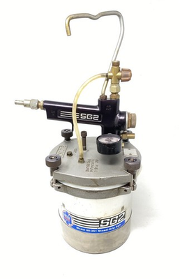 #ad Binks SG2 Model 80 351 2 Qt Pressure Pot Steadi Grip Agit UNTESTED Parts Repair $199.99