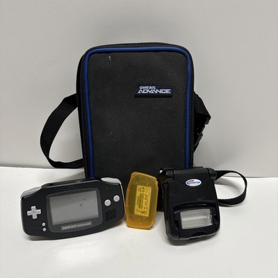 Nintendo Game Boy Advance - Black - Good Condition With Case & Dexter Lab Game