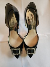 Michael Kors patent leather black DOrsay stil...