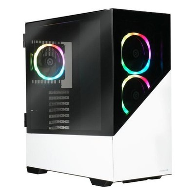 Enermax PC Case K8 RGB Tempered Glass Mid-Tower ATX WHITE ECA-EK8-WW-ARGB (47131