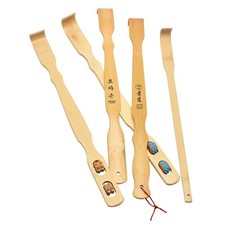 Natural Bamboo Back Scratcher Long Reach Pick Itch Relief Tool Portable