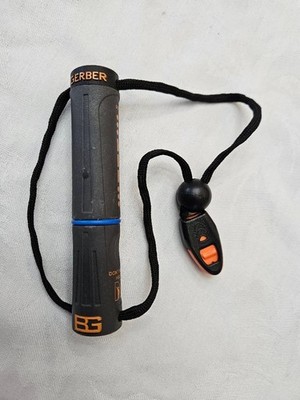 Gerber Alpine Rescue Signal Fire Starter with Whistle Bear Grylis Camping Tool