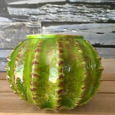 Glas Deko Kaktus Kunstblume Kunstpflanze 10cm Fake Gr&uuml;n Deko k&uuml;nstliche Pflanze