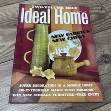 Vintage Ideal Home Magazine April 1967 Interior Design Homes Furniture