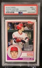 2018 Topps - 1983 Topps Design Rookies Shohei Ohtani #83-1 (RC) PSA 9
