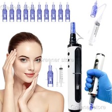 Micro Pen Mesotherapy 10Pcs 5D Replacement Needle Cartridges Tips Face Care