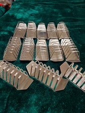 Stainless Steel Toast Holders 1950s' / 1960s' Vintage Toast Rack Set Of 4
