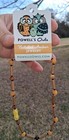 Genuine Beautiful Natural Baltic Amber Choker Necklace New Vintage Powells Owls — photo 1