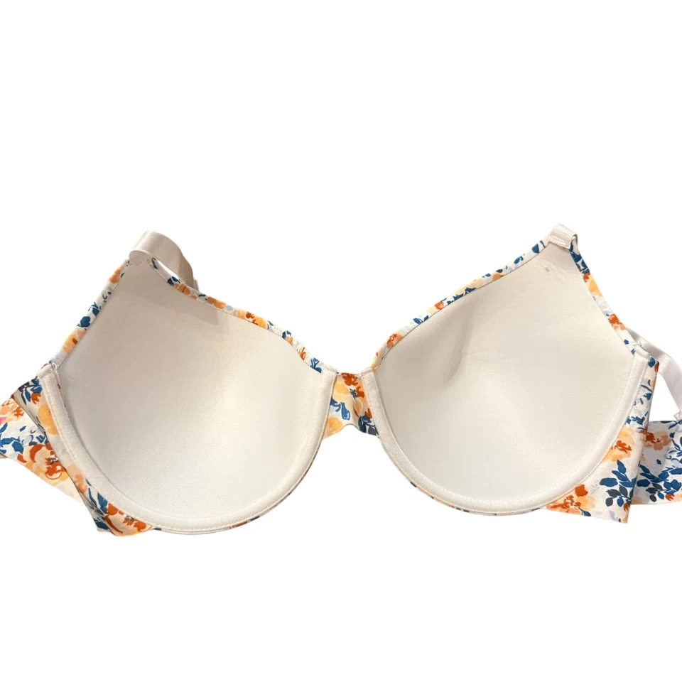 Isacc Mizrahi multicolored floral print push up bra size 40DD - Image 3 of 4