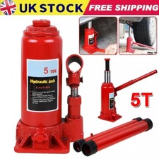 5 Ton Bottle Jack Heavy Duty Hydraulic Lifting Ram Car Van Boat Truck Caravan UK