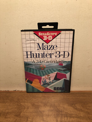 Maze Hunter 3-D 3d (Sega Master System SMS) No Manual