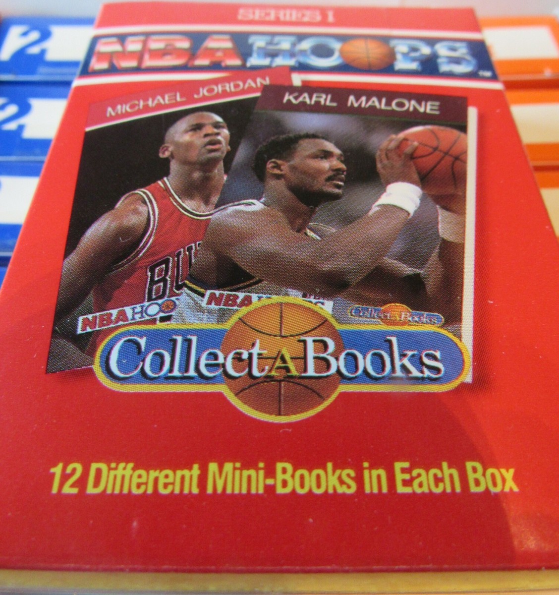 1990 NBA Hoops Collect A Books Series 1 - Jordan - Sealed 4 sets