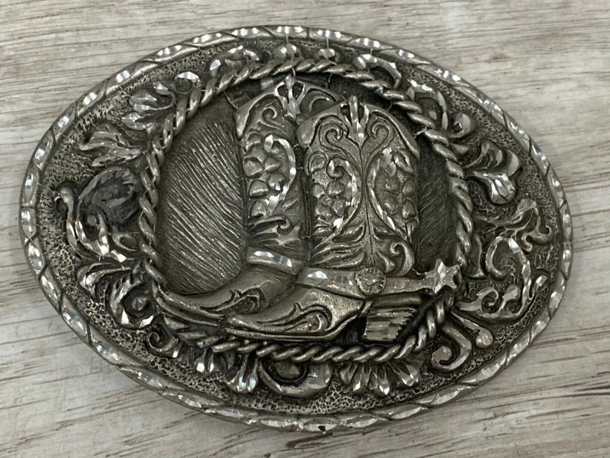 Buckle Pewter Cowboy Belt Buckles for sale | eBay display picture 1