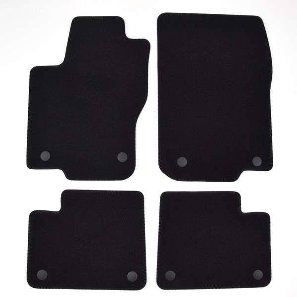 Velour FußMatten Automatten FüR Mercedes GLE W166 2015-2019 4-Tlg Schwarz-image
