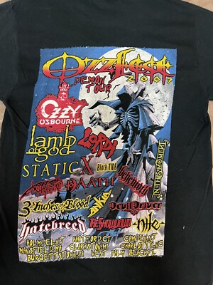 Ozzfest 2007 Demon Tour T Shirt Mens Small In Amazing Condition