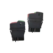 HY52 KEDU Equipment Push Button Switch On/Off 125/250V 20/12A 4Pins 2 Pack