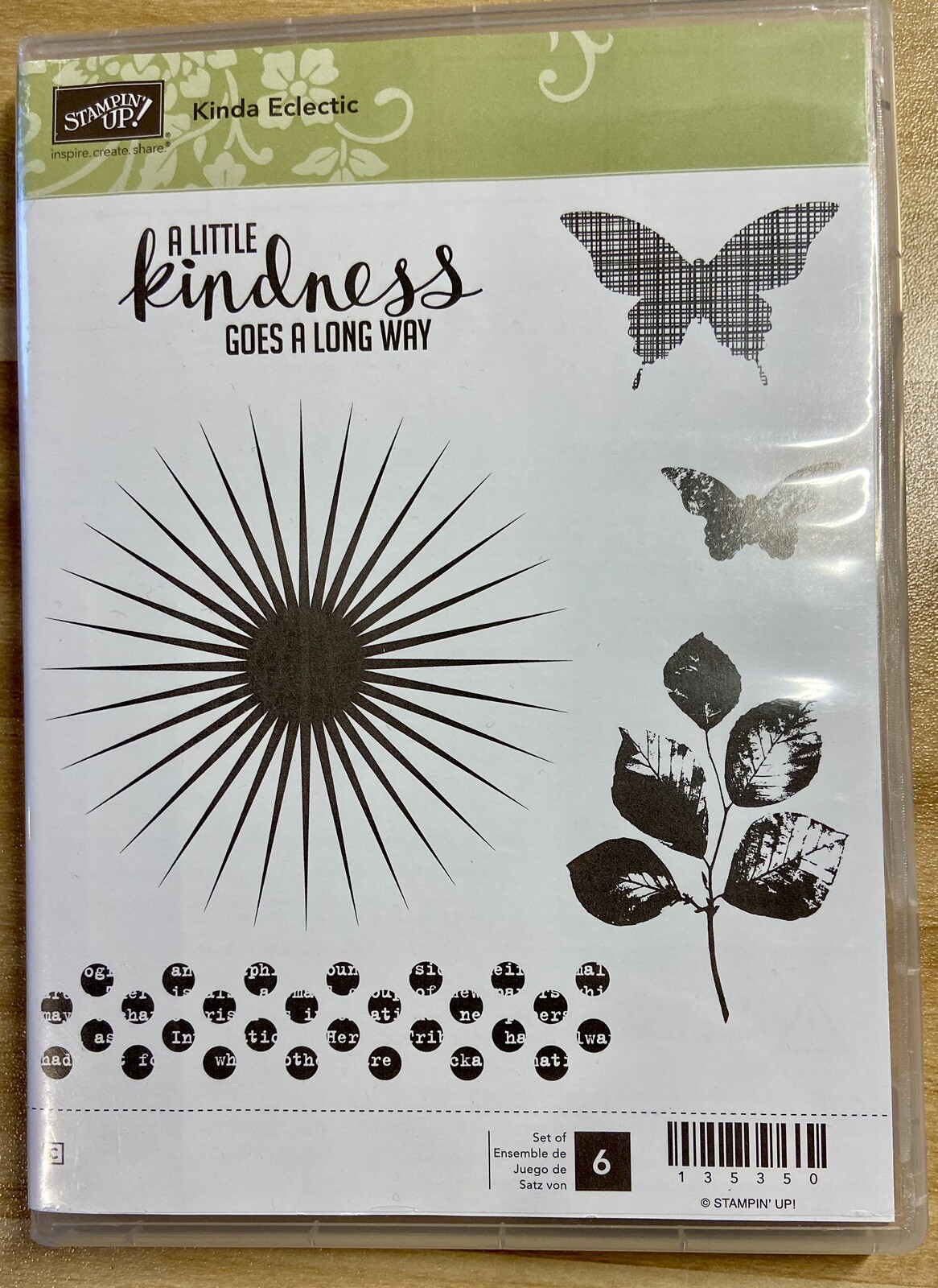 Stampin'Up! KINDA ECLECTIC Rubber stamp set