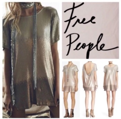 FREE PEOPLE Sequin Rose Gold Dress Sz S. NWT. | eBay FREE PEOPLE Sequin Rose Gold Dress Sz S. NWT. | eBay