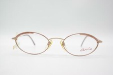 Vintage Atrio 2484 Gold Violet Oval Glasses Eyeglass Frame NOS