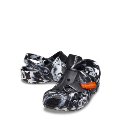 Crocs Baya Marbled Pouch Men and Women's Clog Black/White 210327-066