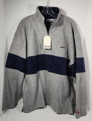 Ellesse Half Zip Fleece Ellesse Mens Freccia Overhead Jacket Long