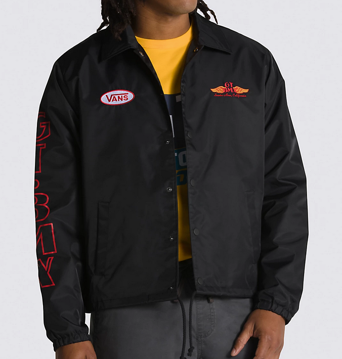 Vans X Our Legends GT Coaches Jacket Sz M Black New Rare | eBay Vans X Our Legends GT Coaches Jacket Sz M Black New Rare | eBay