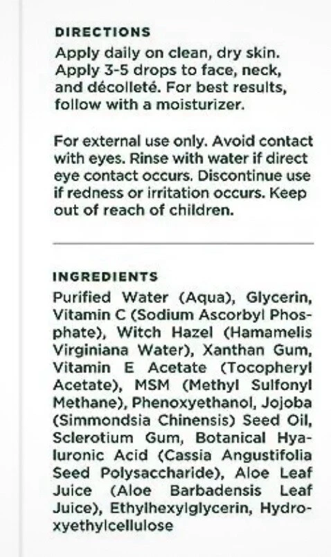 ÁRBOL DE LA VIDA SUERO Vitamina C para todo tipo de pieles iluminar y suavizar Foto 2 de 2