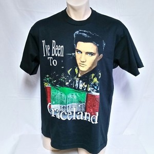 VTG 80s Elvis Presley Graceland T Shirt 50/50 Concert Rock ...