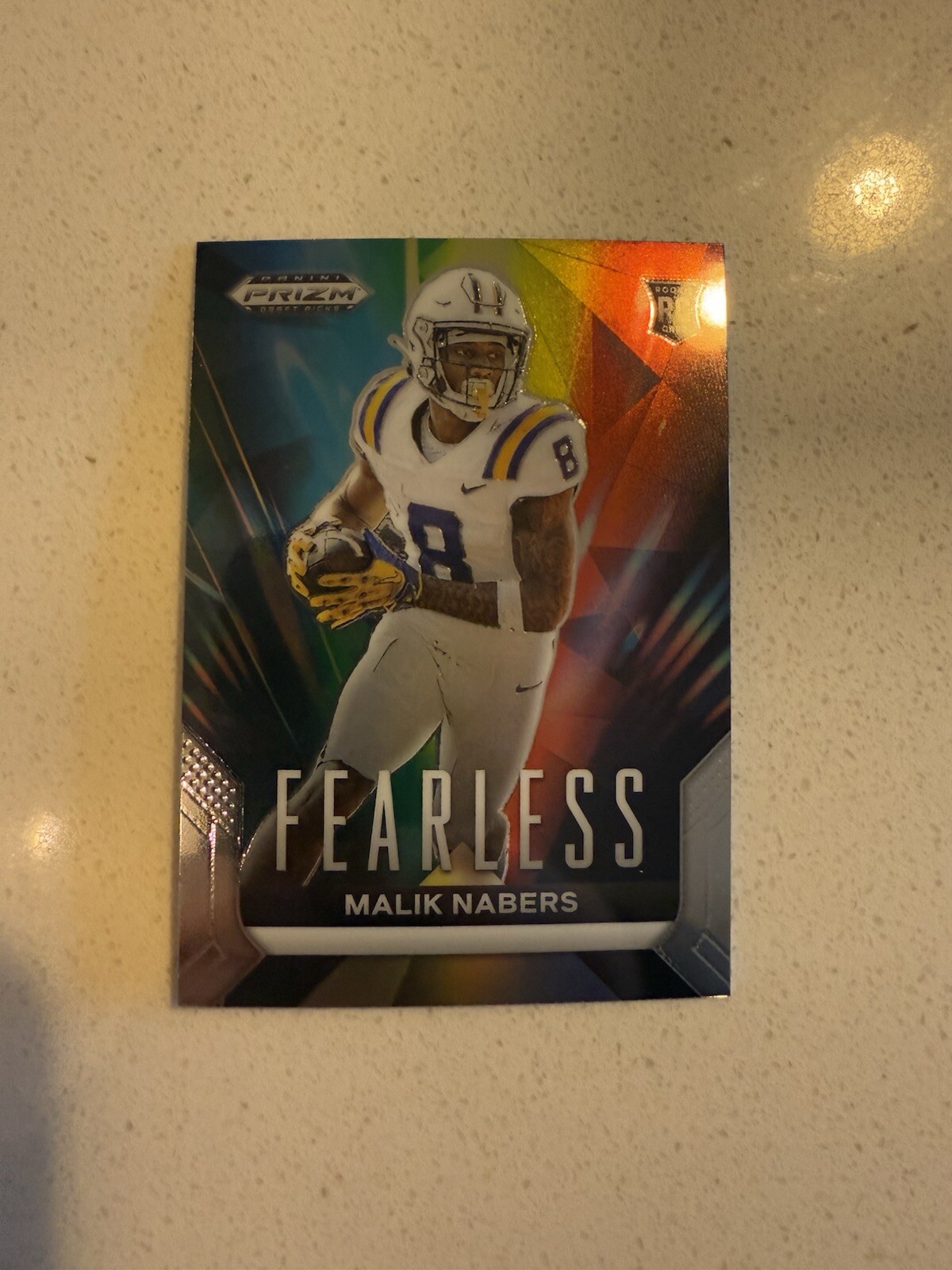 2024 Panini Prizm Draft Picks - Fearless #F-MN Malik Nabers (RC)