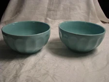 Pair of Light Blue SMEESE Serving Bowls