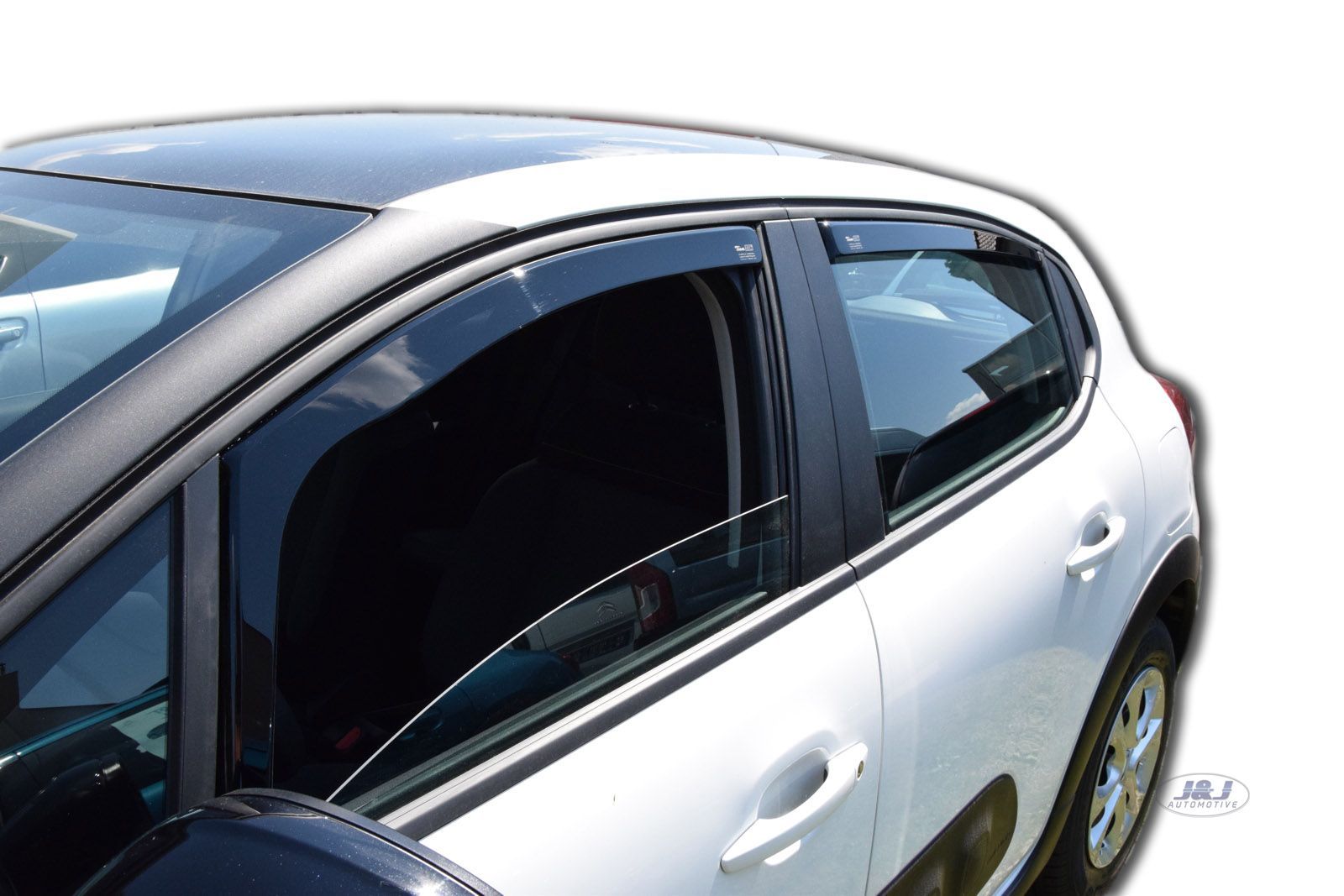 TO FIT Citroen C3 mk3 2017up wind deflectors 4pc set TINTED HEKO eBay