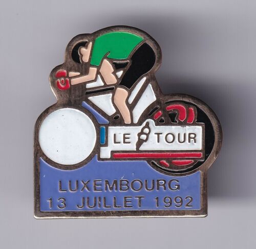 RARE PIN PINS PIN'S .. VINTAGE 1992 TOUR DE FRANCE VELO CYCLING LUXEMBOURG ~US - Afbeelding 1 van 1