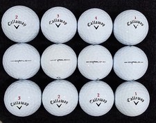 EXCELLENT CONDITION 2 DOZEN CALLAWAY DIABLO 24 GOLF BALLS NO INK NO LOGOS