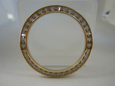 Yellow GP White CZ for Rolex Daytona 116503,116508,116518,116578,116588,116598