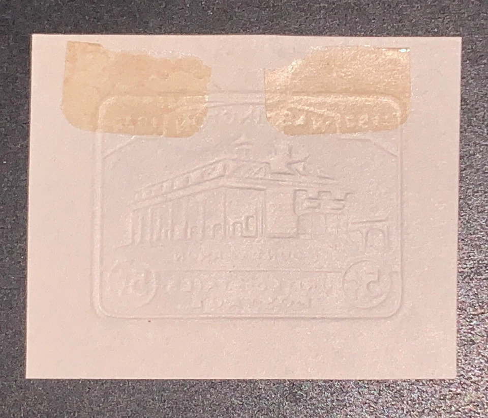 Travelstamps: US Stamps Cut Square Scott #U528 Mount Vernon Mint Hinged - Image 3 of 4